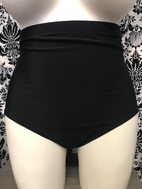 Ultra High Waist Girl Leg Brief Swim Bottom