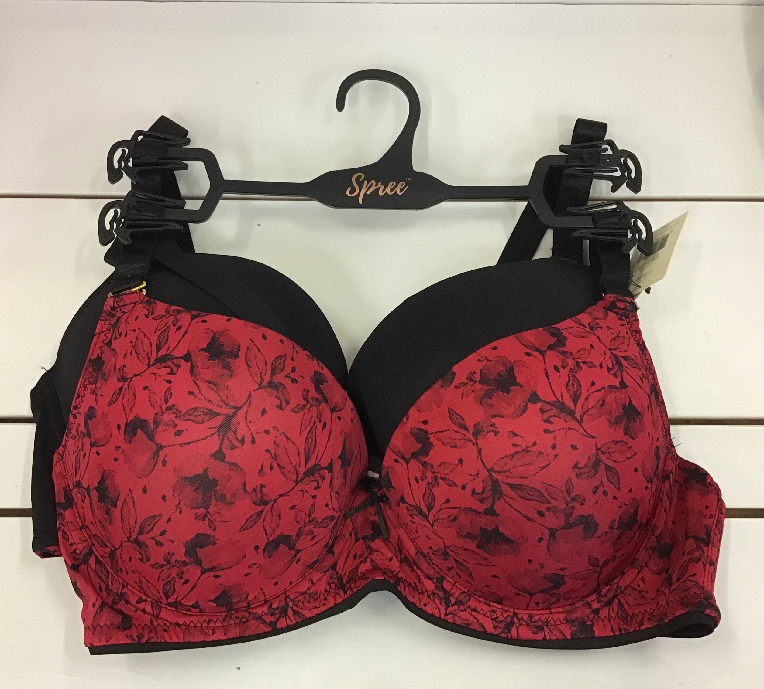 Buy Women's T-Shirt Cotton Hosiery Black & Red Bra (Pack of 2) - 30C, May  Be Solids, Prints Or A Combination Assorted at