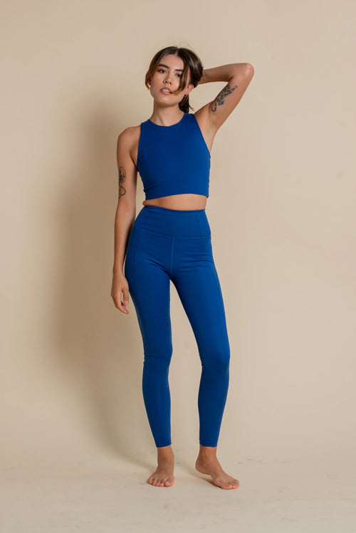 Girlfriend Collective Compressive High-Rise Legging- Sodalite