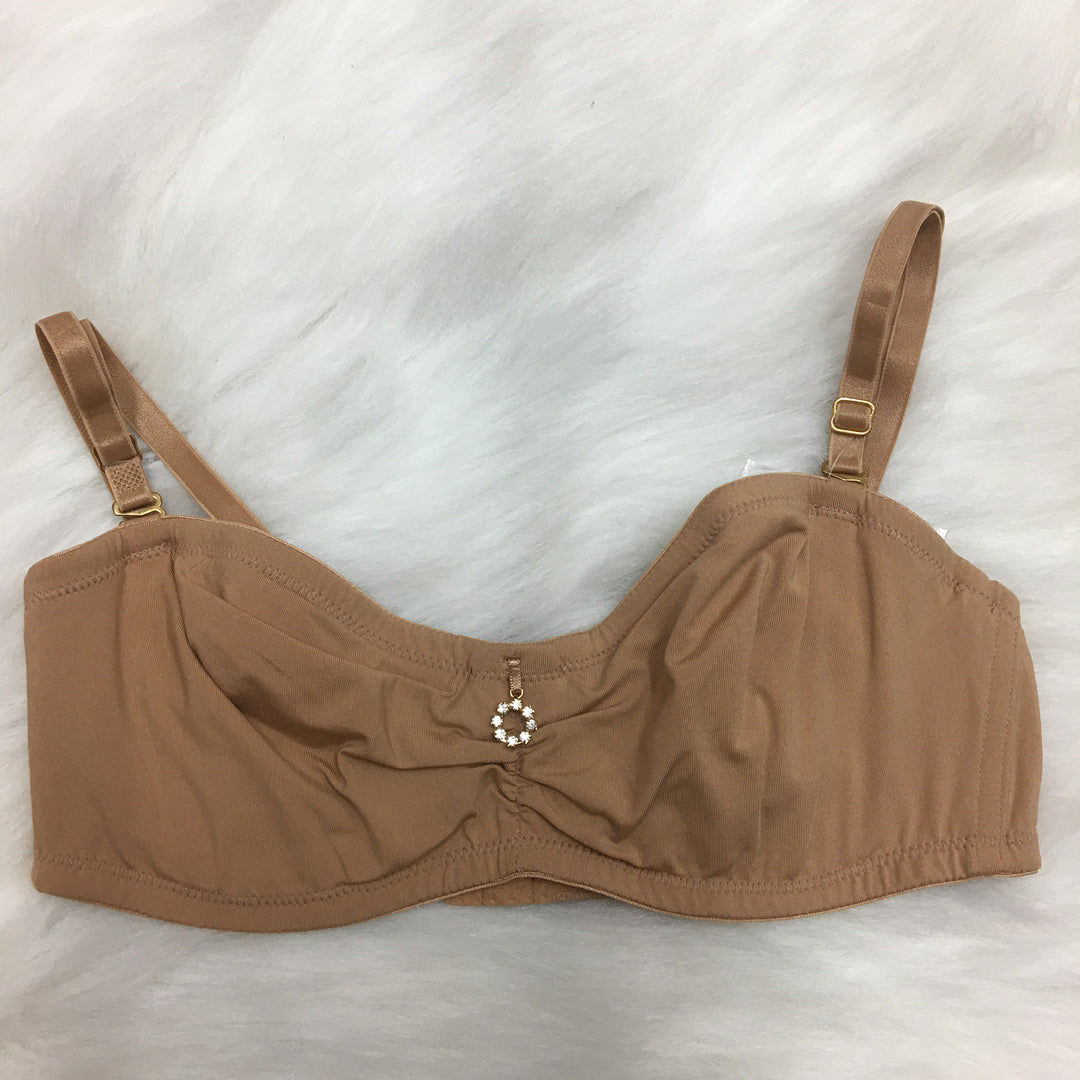 Meleneca, Intimates & Sleepwear, Melenca Brown Espresso Strapless  Convertible Bra 3e