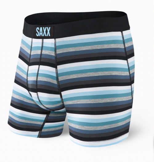 Saxx Vibe Boxer - Grey Pop Stripe