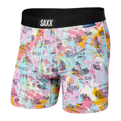 Saxx Vibe Super Soft Boxer Brief - Parks Bucket List