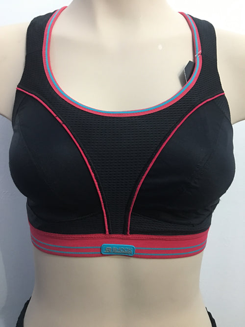 Ultimate Run Bra- Black/Red  - DD 32