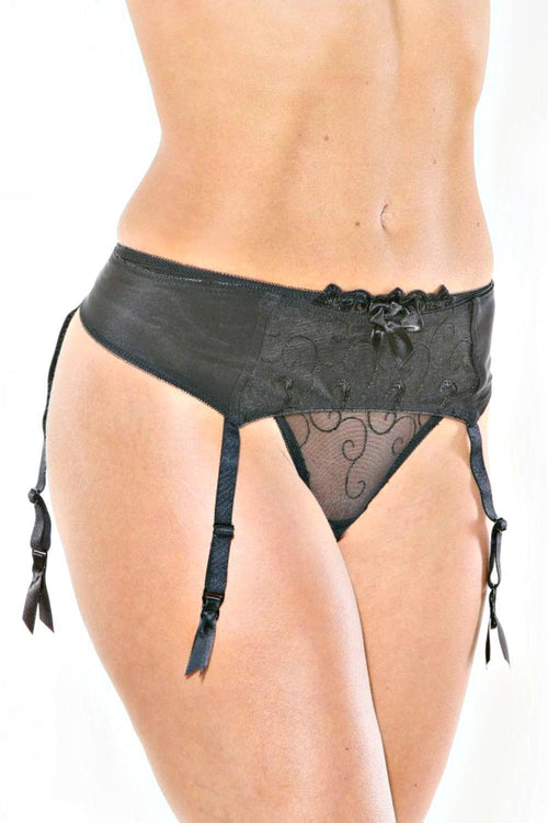 Joyce See-Thru Lace Garter Belt