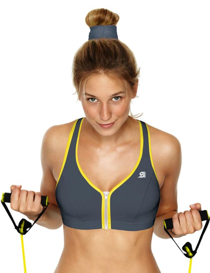 Shock Absorber Active Zipped Plunge Sports Bra