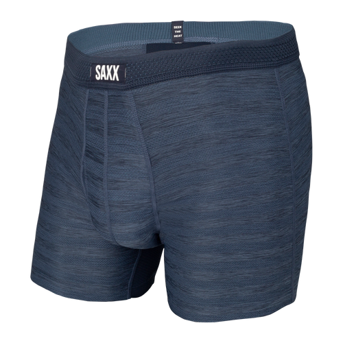 Saxx Hot Shot Boxer Brief - Dark Denim Heather