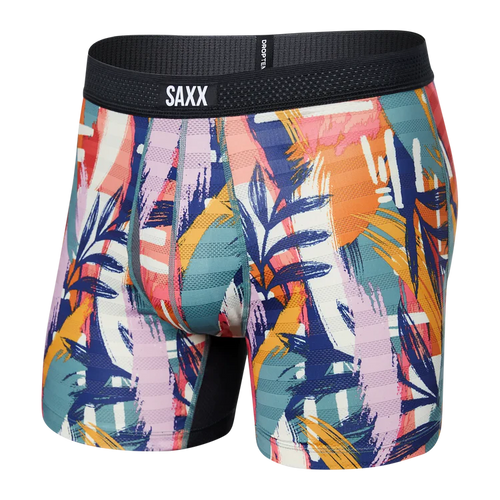 Saxx DropTemp Boxer Brief - Surf Safari