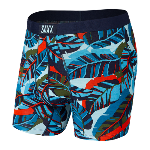 Saxx Vibe Boxer - Blue Pop Jungle