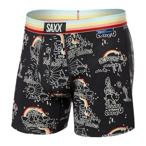 Saxx Vibe Super Soft Boxer Brief - Park Wanderlust