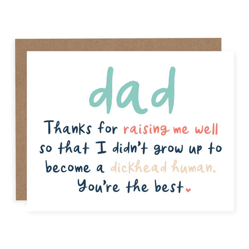 Card:   DAD DICKHEAD HUMAN