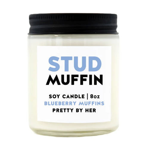 "STUD MUFFIN" Soy Wax Candle