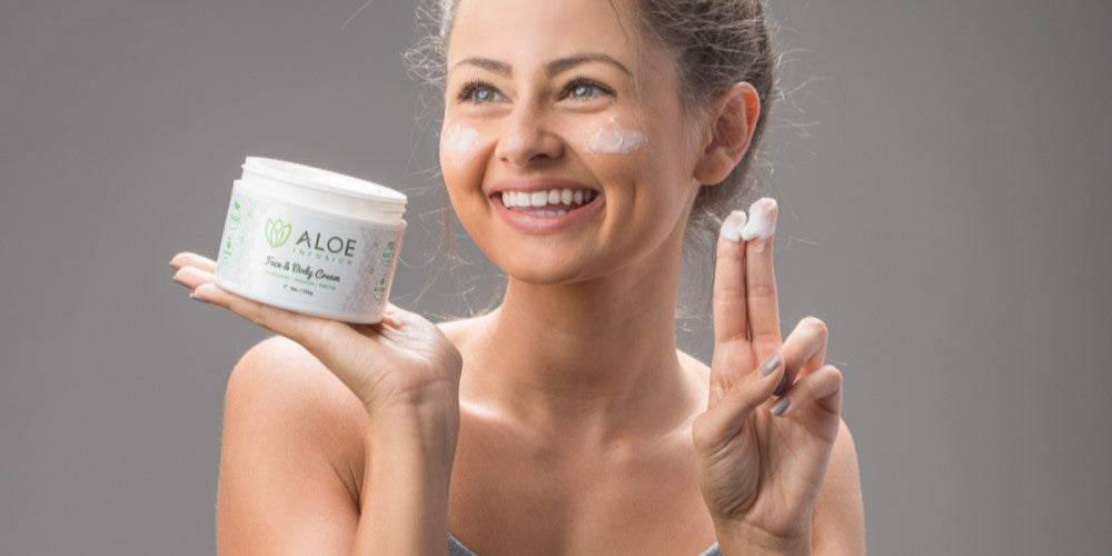 aloe infusion face and body cream