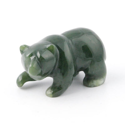 Canadian Nephrite Jade Frog Carving, Frog Figurine, Multiple Sizes