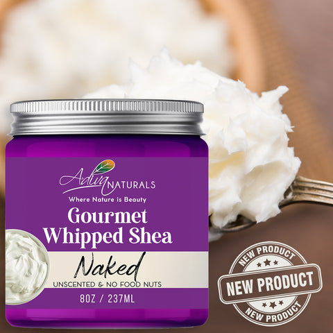 Whipped Shea Butter Unscented Naked no food nuts Body Butter Natural Lotion