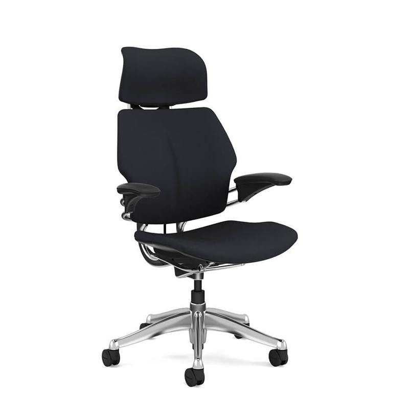 Custom Humanscale Freedom Task Chair in Leather