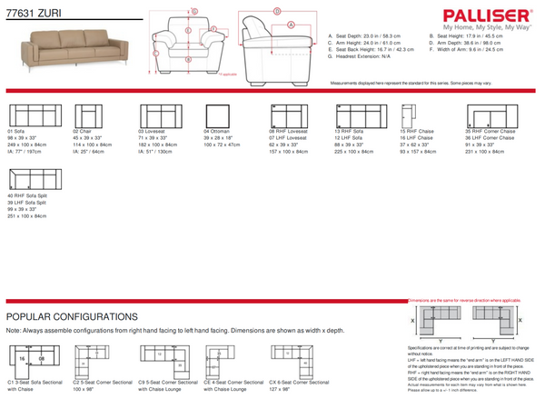 Palliser Zuri – Leather Showroom