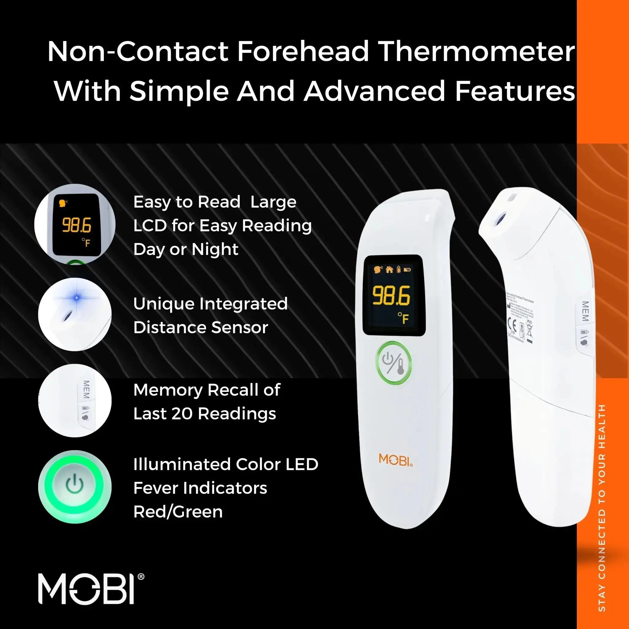 Mobi Dualscan Prime Ear And Forehead Thermometer : Target