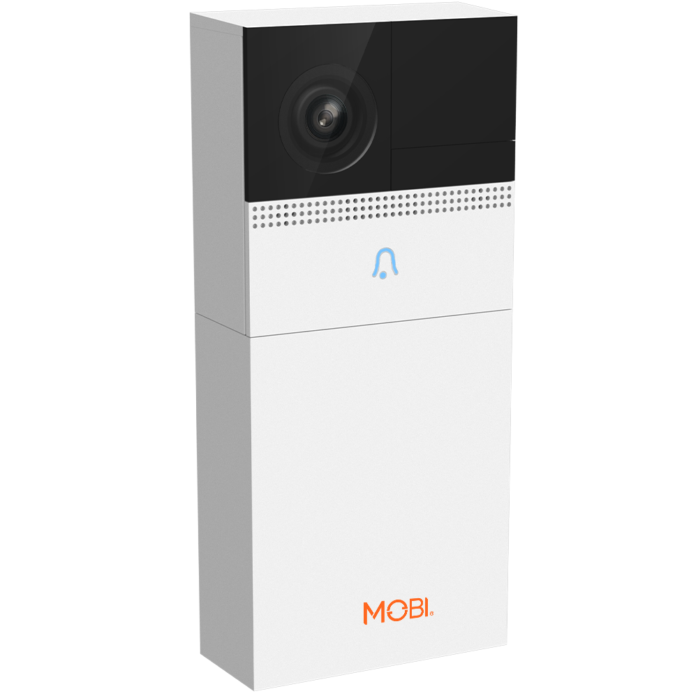 MOBI Smart Wireless Security Video Doorbell - Clear