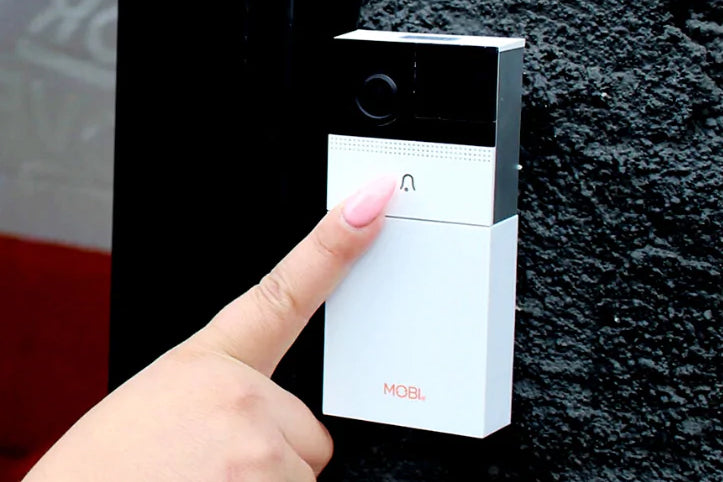 MOBI Smart Wireless Security Video Doorbell - Clear