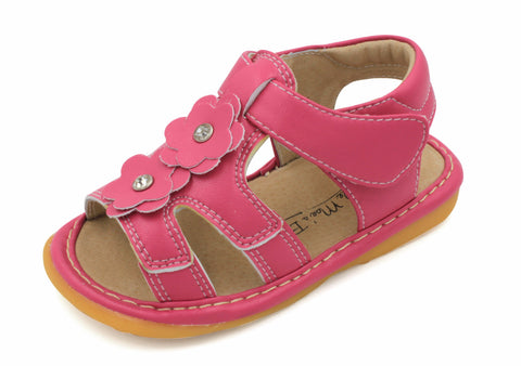 little girl pink sandals
