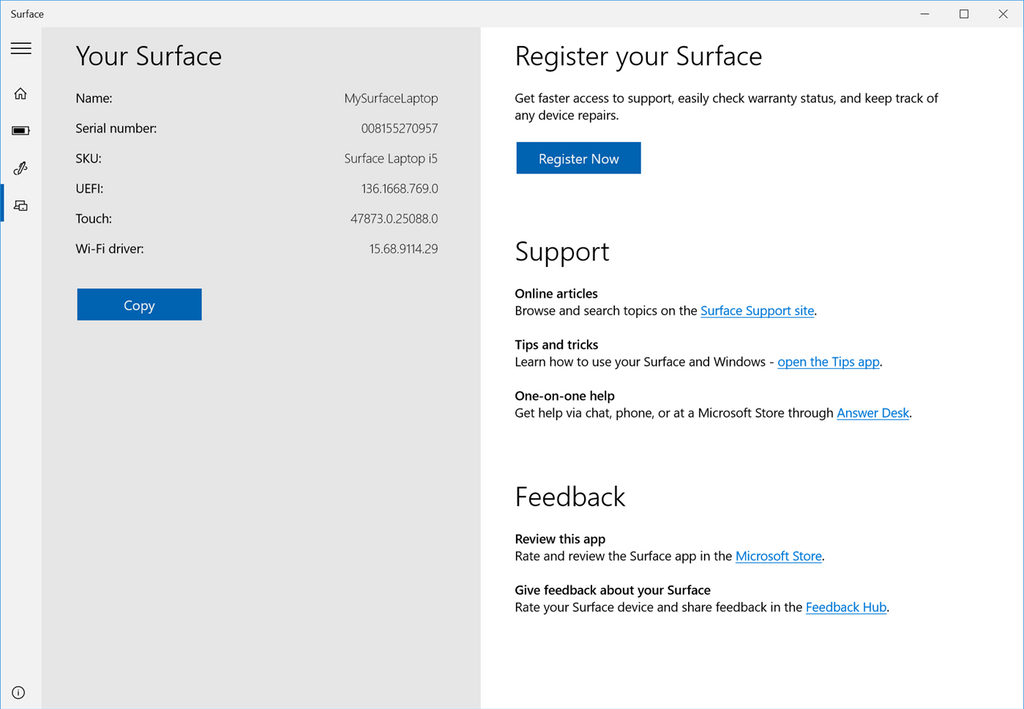 how to determine which microsoft surface you have