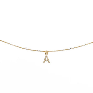 Brenda Grands Jewelry Dainty Love Pearl Initial Necklace - Urban Minx 