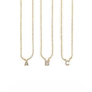 Brenda Grands Jewelry Shiny  Initial Necklace - Urban Minx 