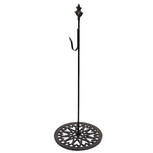 Black Metal 24" Wreath Stand