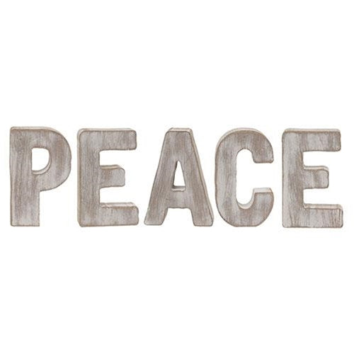 PEACE Set of 5 Cutout Letters