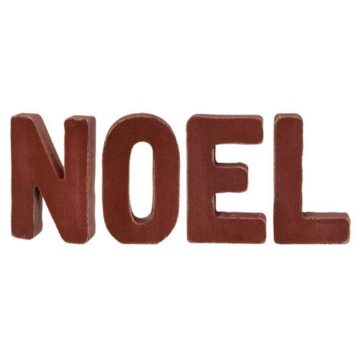 NOEL Set of 4 Cutout Letters