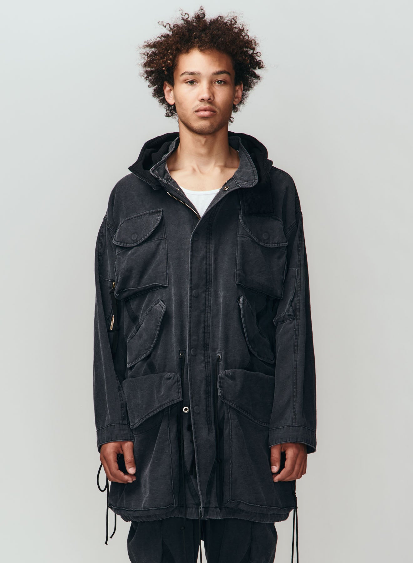 GREG LAUREN グレッグローレン ネルシャツリメイクKIMONOコート ...