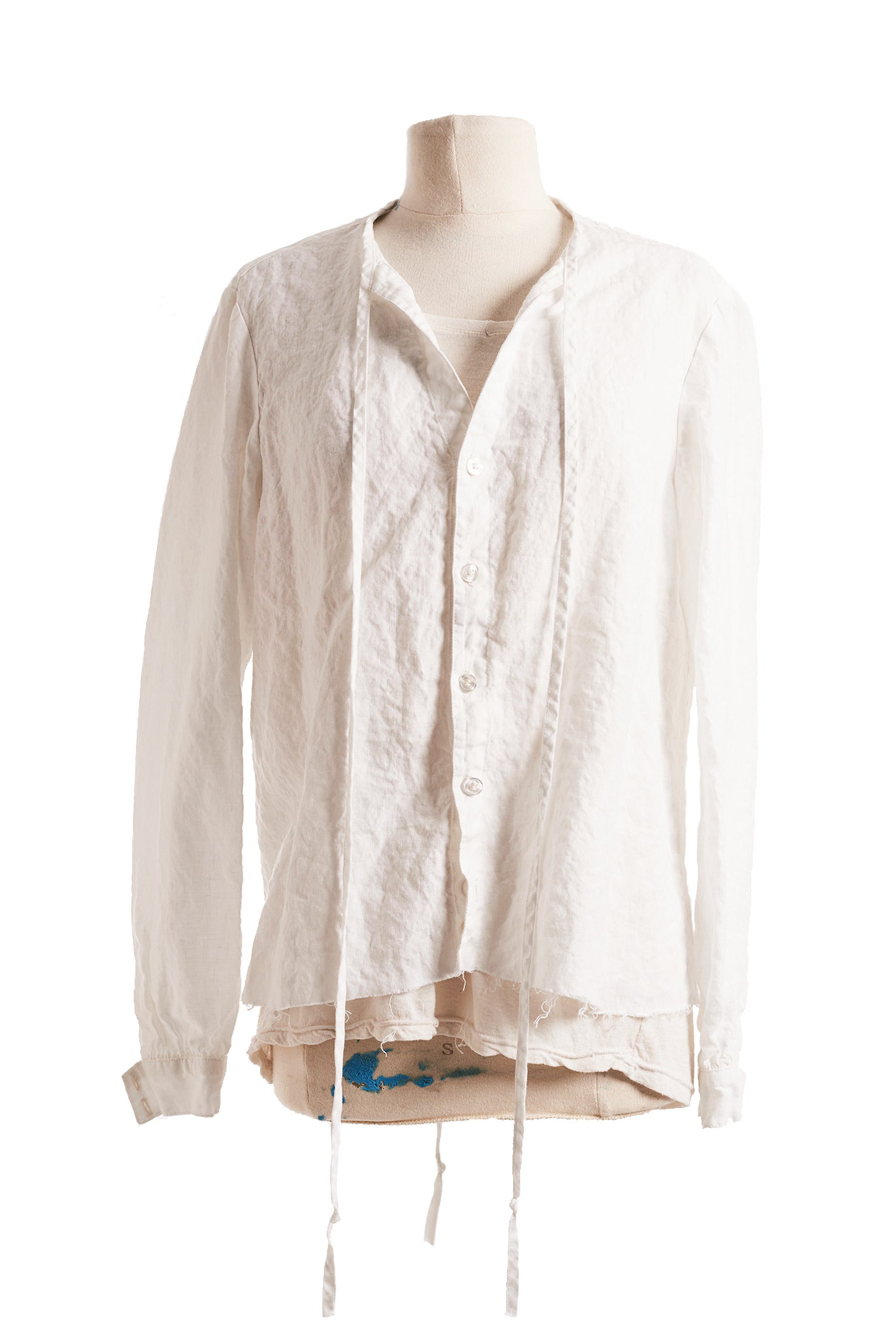 white boho shirt