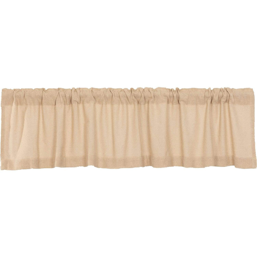 Burlap Vintage Valance 16x72