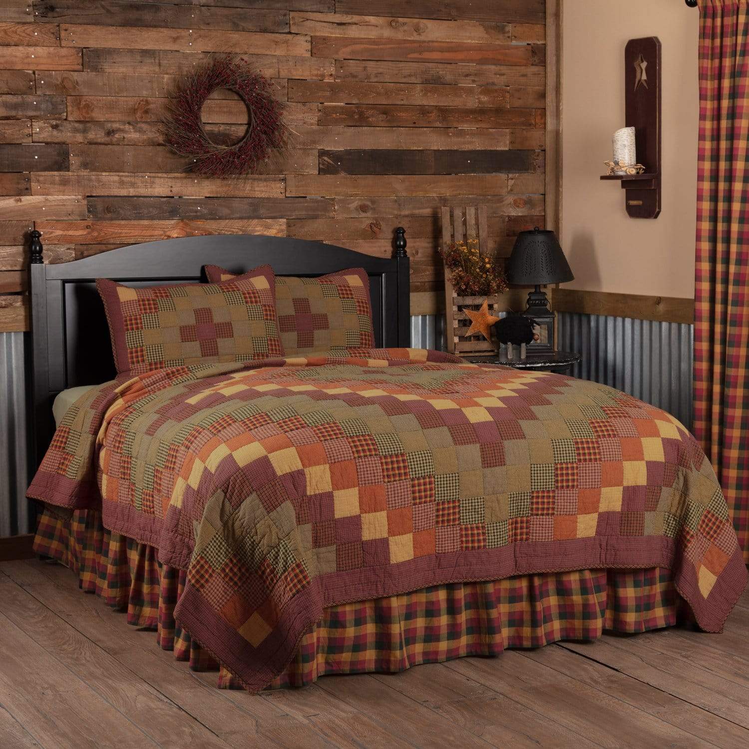 Heritage Farms California King Quilt Set 1 Quilt 130wx115l W 2