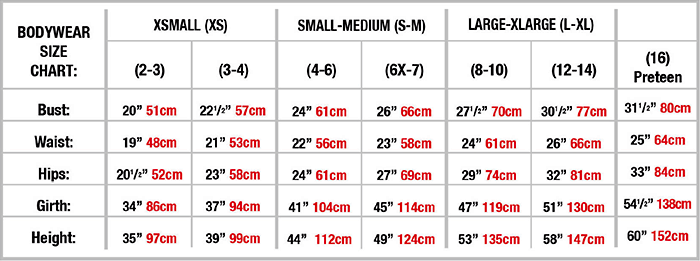 The North Face Size Charts for Clothing, Jackets, Shoes