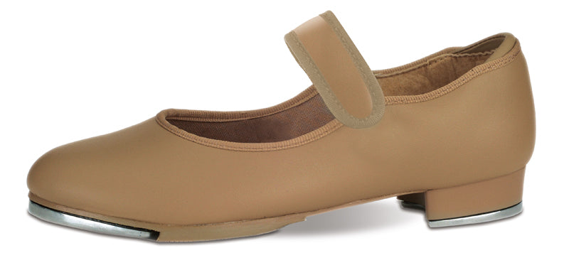 tan velcro tap shoes