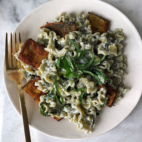 Sfoglini Basil Reginetti with Ricotta & Eggplant 