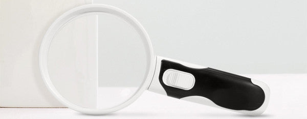 Basics Handheld Reading Magnifying Glass 2.5X for Seniors