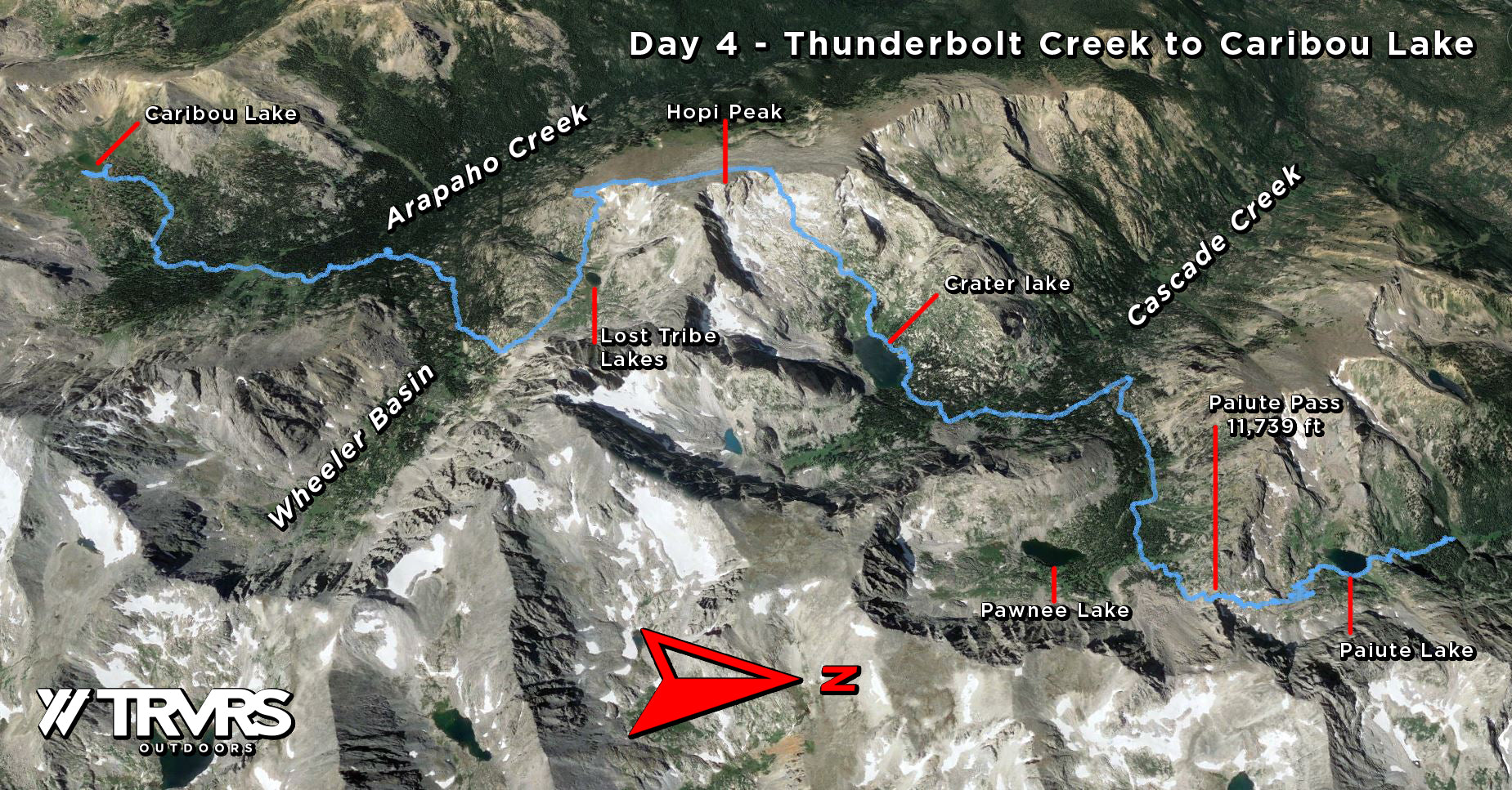 Day 4, Thunderbolt Creek to Caribou Lake - Pfiffner Traverse, Indian Peaks Wilderness, Arapaho National Forest, Colorado Backpacking, Thru Hiking | TRVRS Outdoors