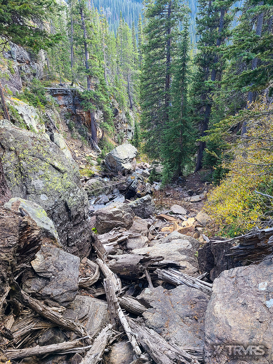 Fording the Falls, Wheeler Basin -Pfiffner Traverse, Rocky Mountain National Park, Indian Peaks Wilderness, Arapaho, Colorado, Backpacking, Ultralight | TRVRS Outdoors