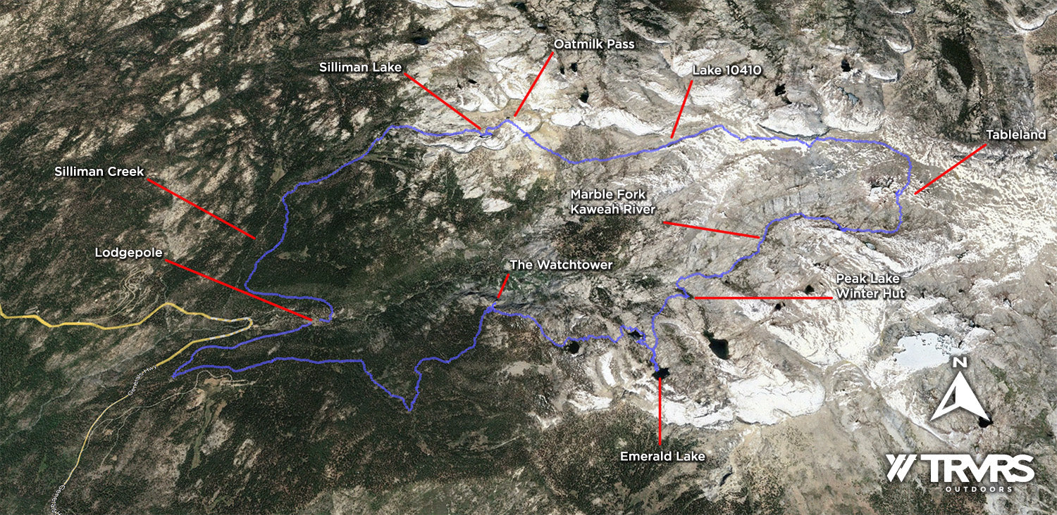 Google Earth Overview, Tablelands Loop | TRVRS Outdoors