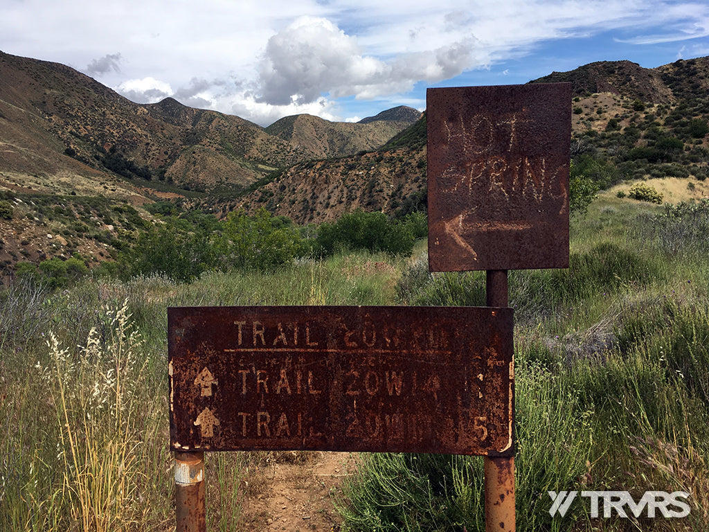 Sespe River Trail Los Padres National Forest - HOT SPRING SIGN | TRVRS APPAREL