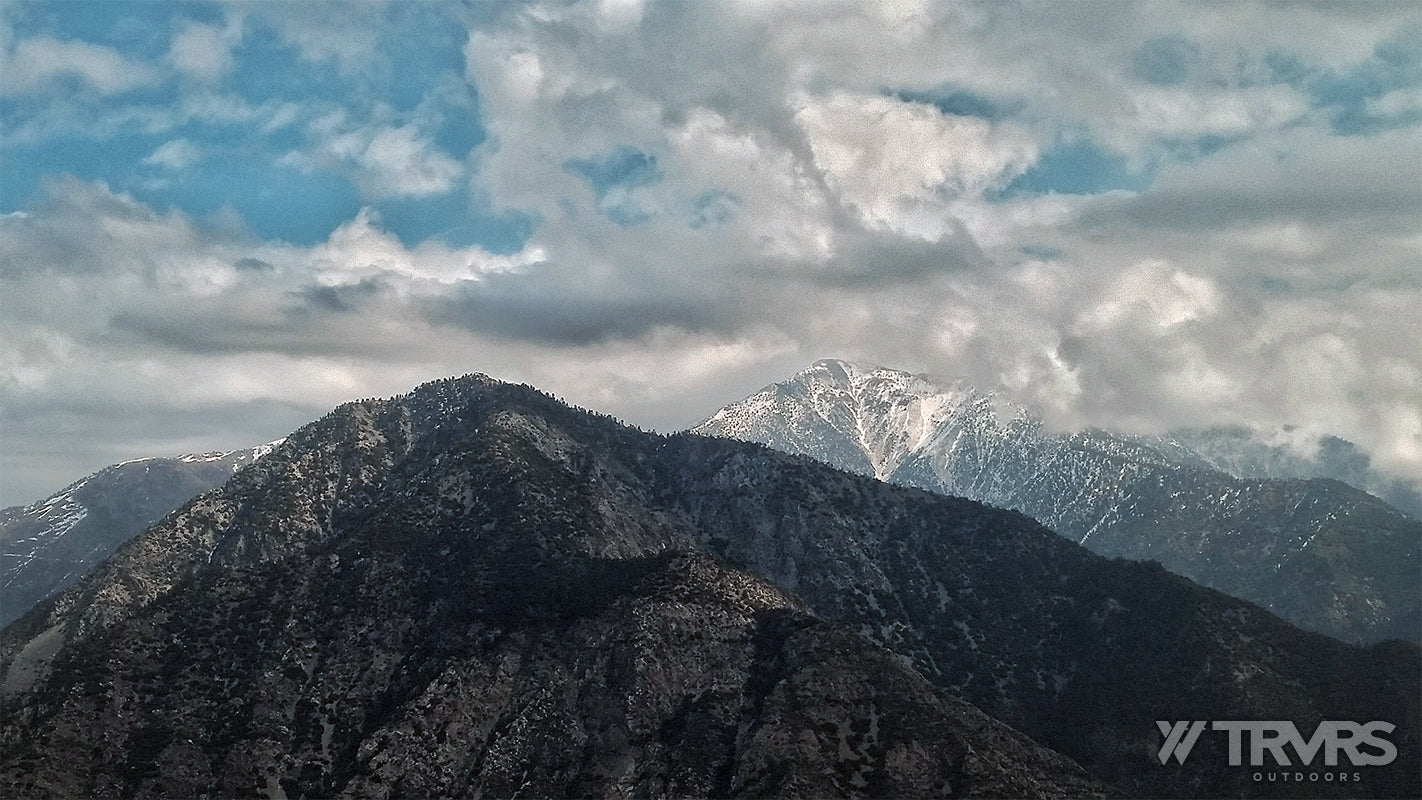 Mount Baldy and Iron Mountain seen from East Ridge of Rattlesnake Peak, San Gabriel Mountains, Angeles National Forest | TRVRS Outdoors