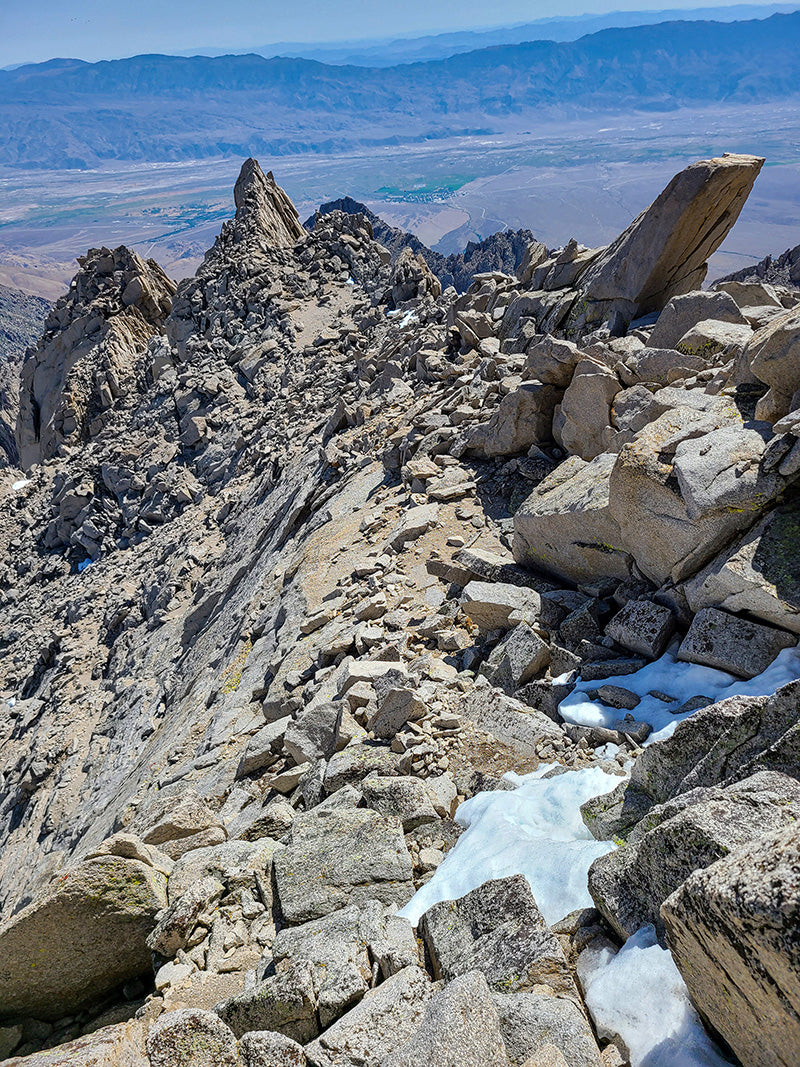 Upper reaches of North Face, Onion Valley, Eastern Sierra Nevada, University Peak via North Face | TRVRS Outdoors