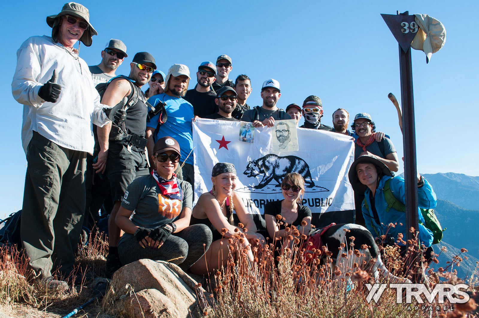 Rattlesnake Peak Group Photo - South Hawkins Traverse | TRVRS APPAREL