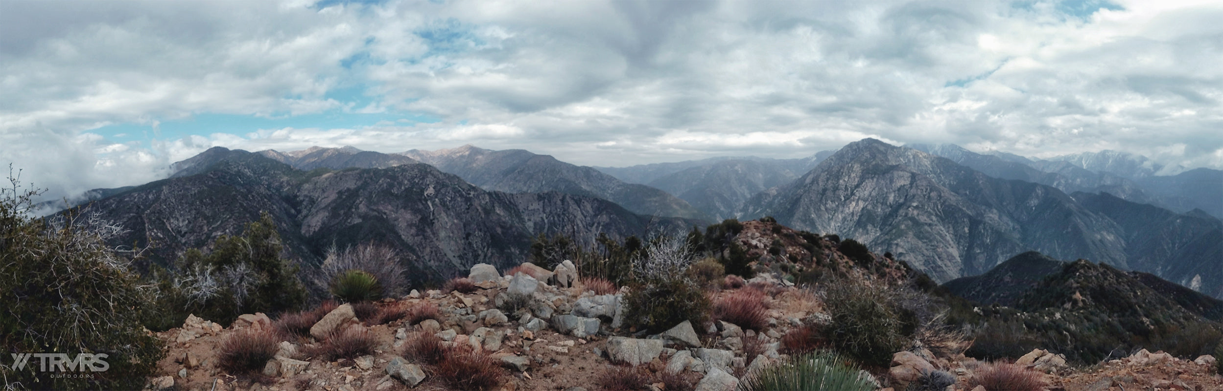 Panorama from the Summit of Rattlesnake Peak, San Gabriel Mountains, Angeles National Forest | TRVRS Outdoors