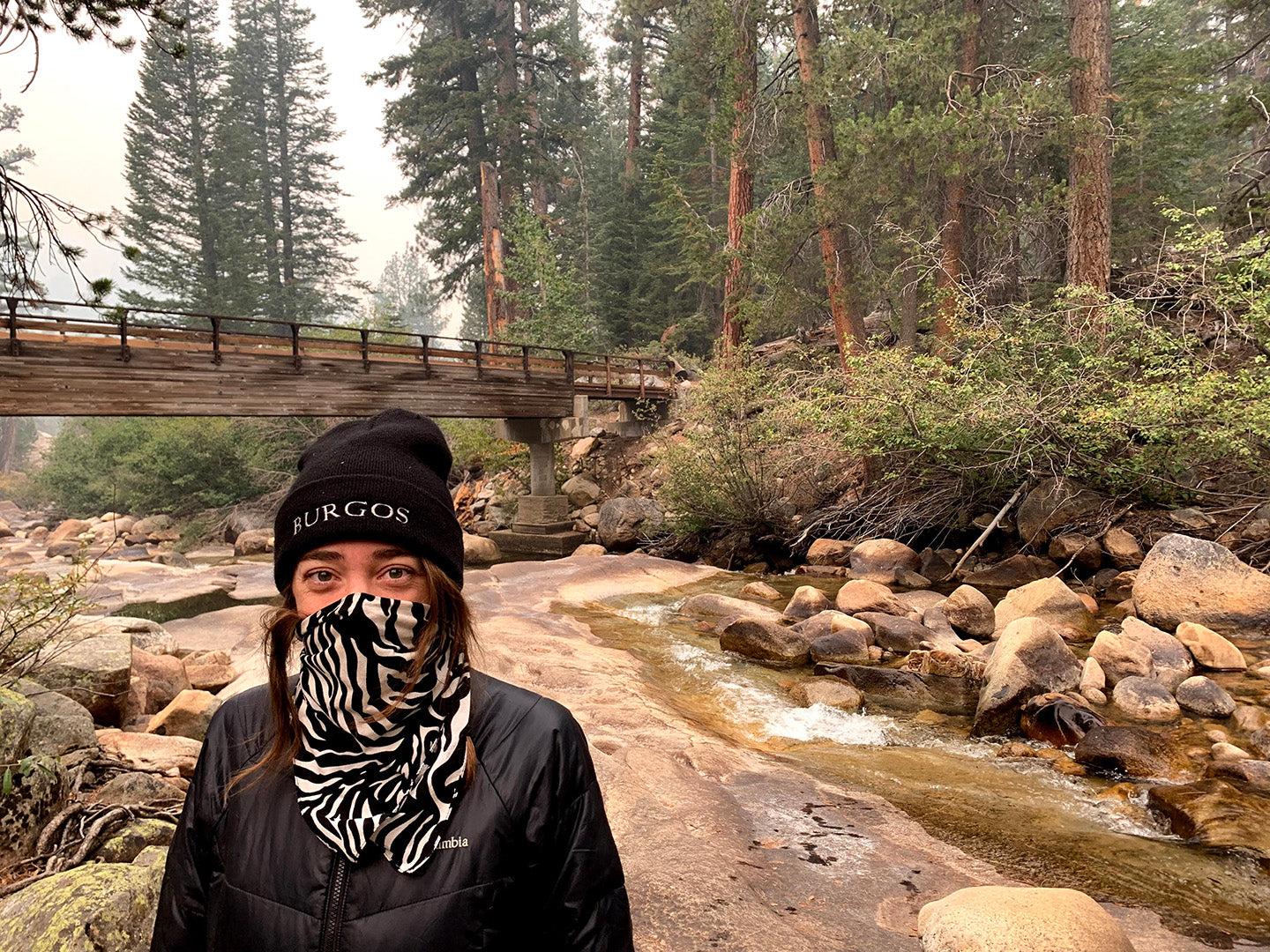 Smoke Over Bridge Mono Creek