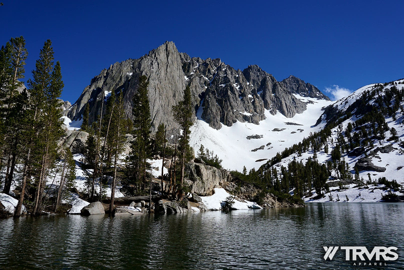 View of Temple Crag via Third Lake - North Fork Big Pine Lakes | TRVRS APPAREL