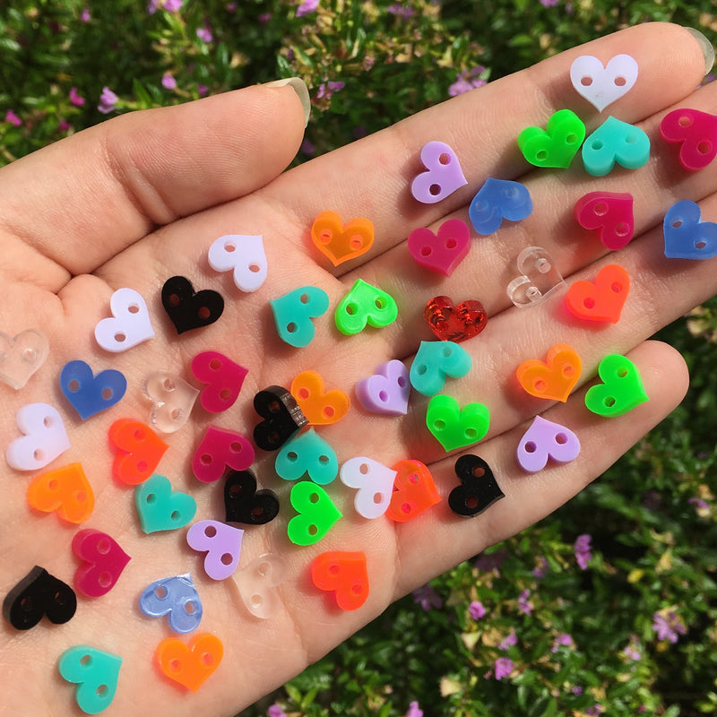 Mixed Shapes Mini Charms / 50 Pieces, 10mm