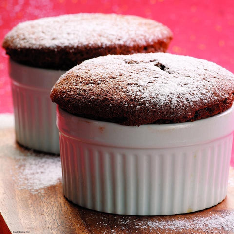 Antioxidant rich chocolate souffle